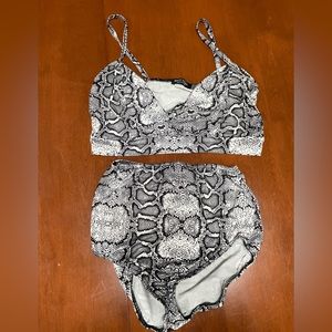 Snakeskin two piece set